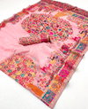 Pure Kashmiri 001 To 006 Modal Cotton Pashmina Weaving Saree Wholesalers In Surat
